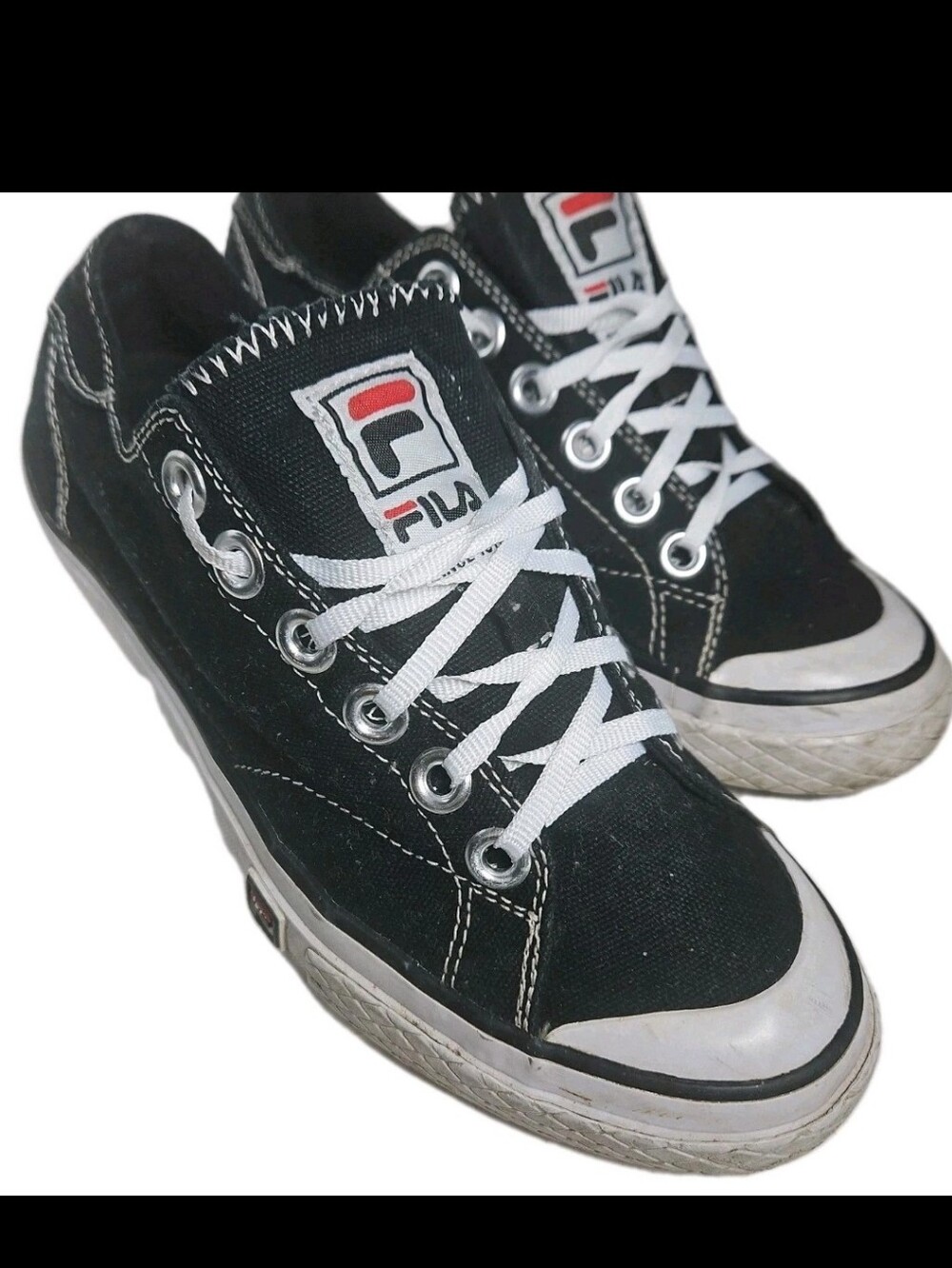 Fila Tarp CVO 1911 Women's Sz7  Low-Top Canvas Sneaker/ Black[4C